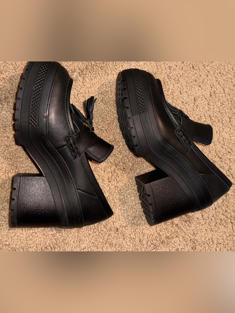 Converse Chuck 70 De Luxe Heel Loafer Platform Leather black - Picture 3 of 8